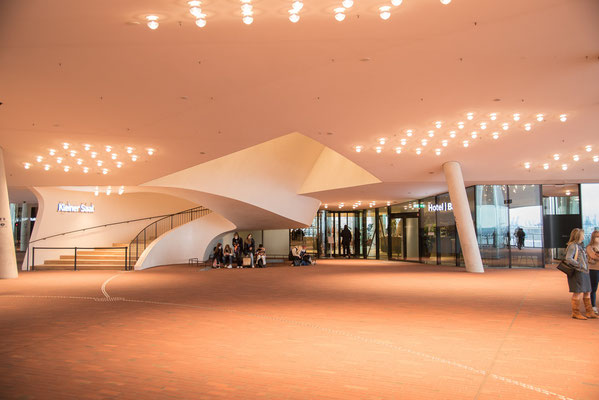 Elbphilharmonie Zugang zu den Konzertsäälen