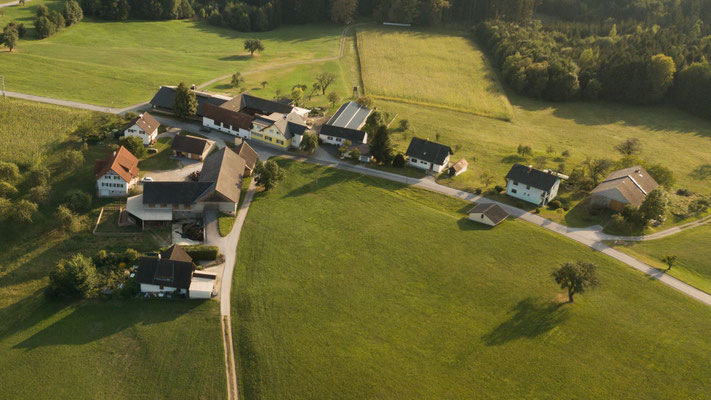der kleine Ort Zattach in der Oststeiermark