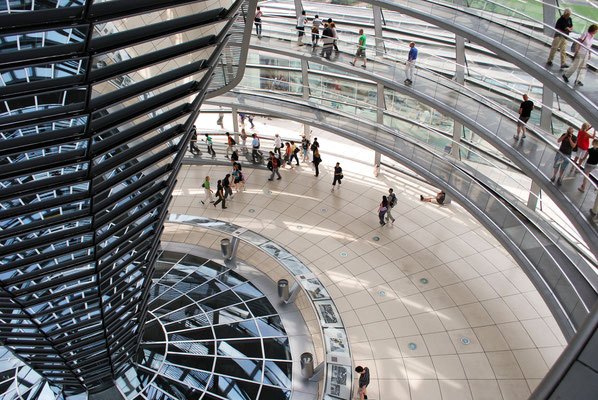 Kuppel Reichstagsgebäude Bundestag  Berlin