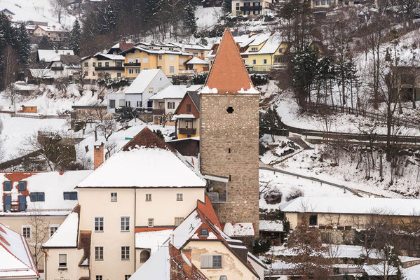 Reckturm  Gotischer Wehrturm. Einzig erhaltener Turm der Stadtmauer. Diente auch als Kerker und Folterkammer.