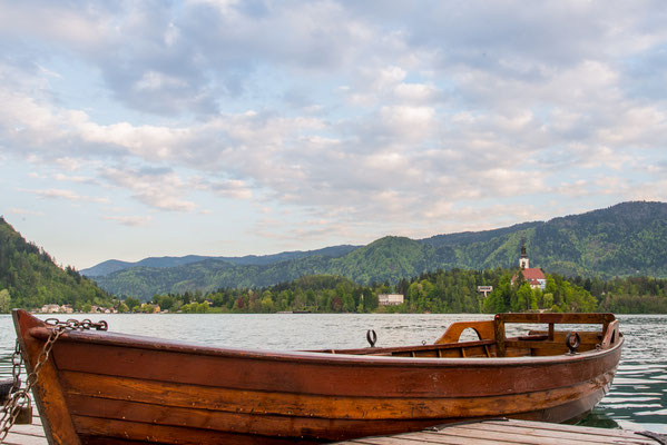 Boot am See.