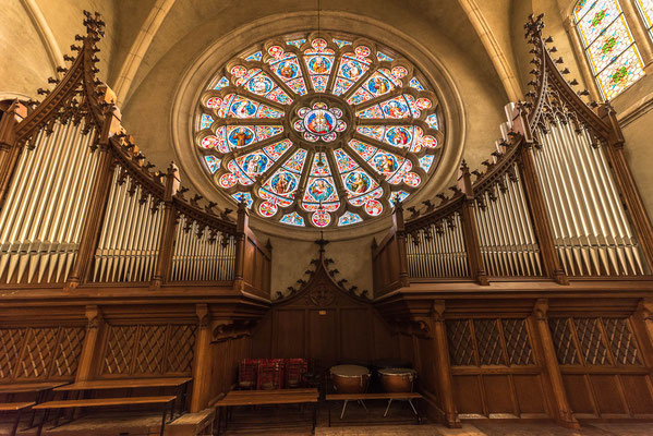 Großes zweimanualiges Orgelwerk mit 52 Registern