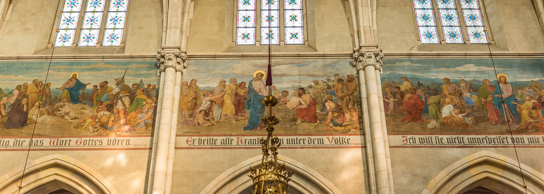 Wandbilder (Seccomalerei) Herz-Jesu-Kirche