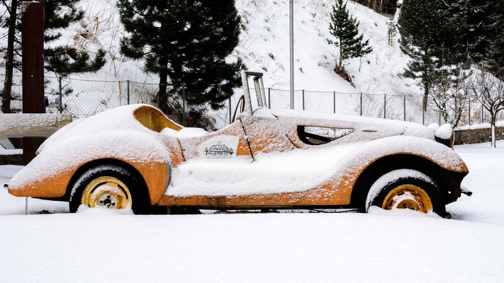 BMW 328 Ortseinfahrt Vordernberg