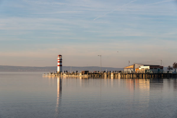 Der Leuchtturm, sehr beliebtes Fotomotiv.