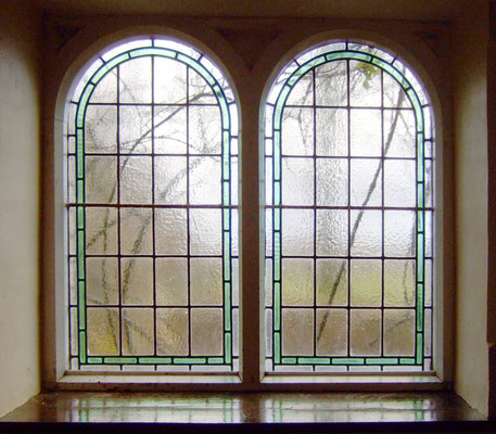Original porch window retained
