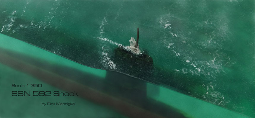 SSN 592 Snook, Torpedo looos! Blue Water Navy scale 1:350