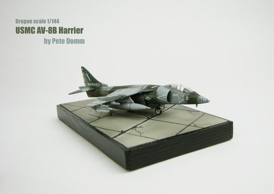 AV-8B Harrier Dragon 1/144 by Pete Domm