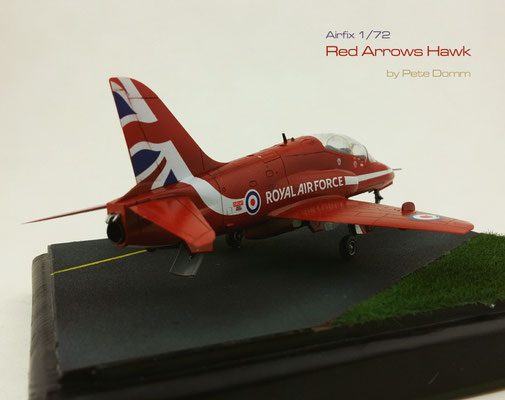 Red Arrows Hawk 1:72 Airfix by Pete Domm