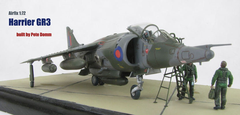 Harrier GR3 1:72 Airfix by Pete Domm