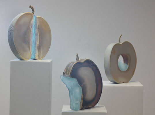 Verre-pomme. Dia 40 cm. En collaboration pour le verre avec Jean-François Delorme.