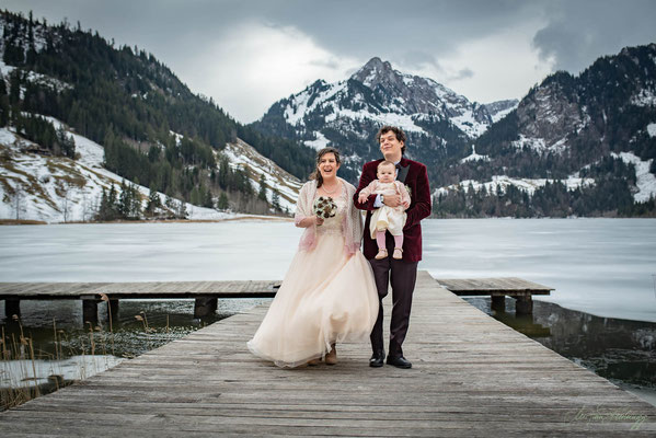 Winter Hochzeit am Schwarzsee
