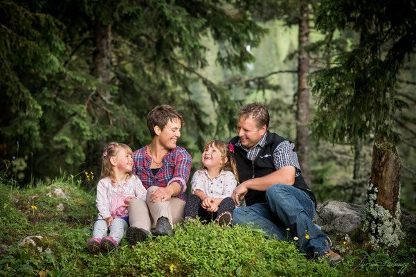 Familienfoto Naturpark Gantrisch