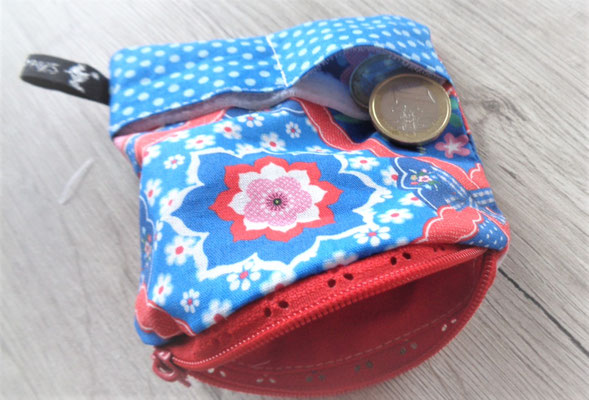 Beutel / Minibag  mit Tasche für Kleingeld 
