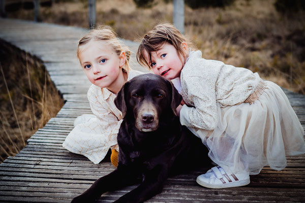 Familie mit Hund Fotografie 