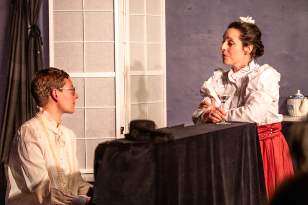 Eva-Maria Rusche und Julia Katterfeld               Foto: Helmut Bär