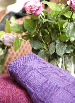 Bankkleed | Plaid | Grand Foulard | The Color Purple en Warm Red