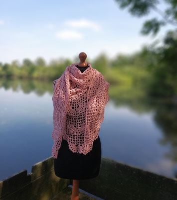 Omslagdoek | Stola | SummerBreeze Pink
