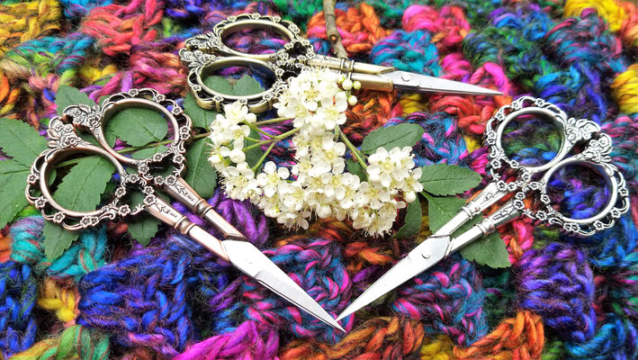Borduurschaartje vintage dandelion