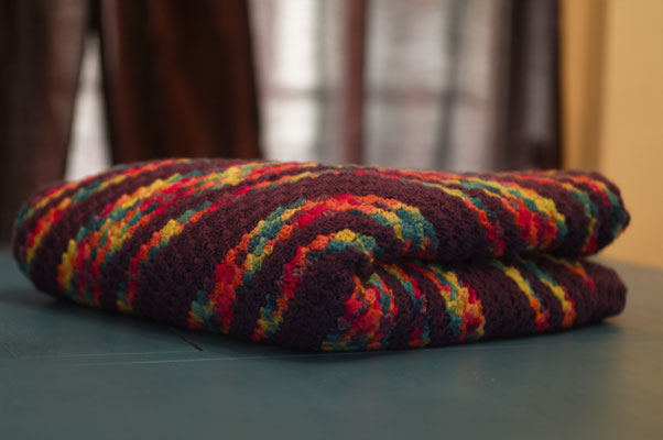 Bankkleed | Plaid | Grand Foulard | Swirl | handgemaakt | luxe