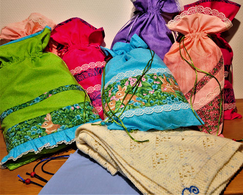Bankkleed | Plaid| Grand Foulard|handgemaakt