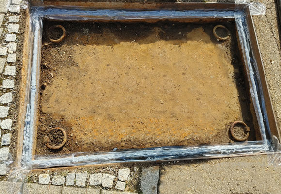 Einbau-Rahmen der Kunststoff-Schachtabdeckung