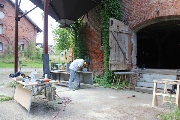 Umarbeitung einer Kirchenbank | Foto: A.Fehse