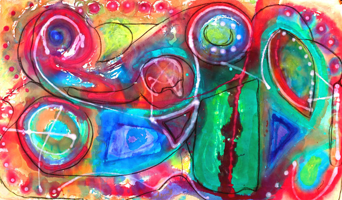 "THE UNBOUNDED LIKENESS OF BEING"   (72x49)    $10,00.