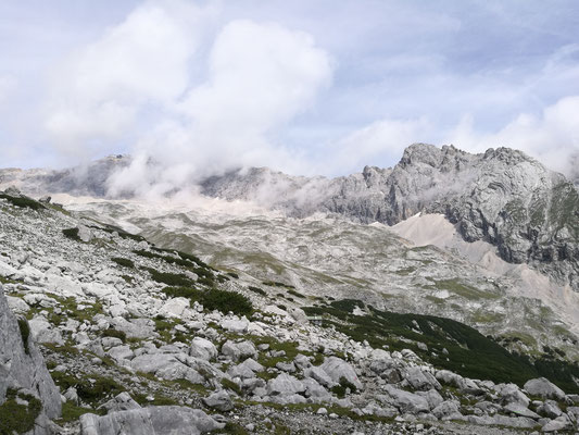 auf dem Weg zur Knorrhütte