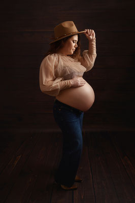 shooting grossesse western studio 13220 chateauneuf les martigues MD Photographies