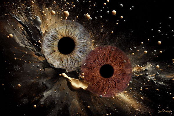 Photo d'iris Duo explosion