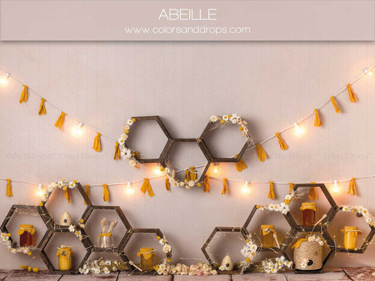 Fond abeille