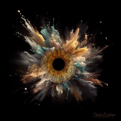 Photo d'iris explosion creative Martigues