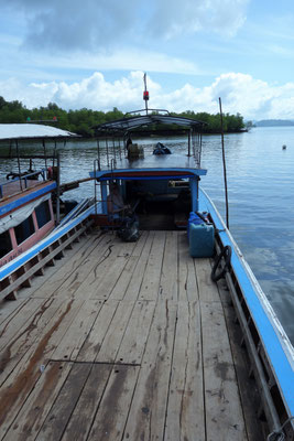 Das Boot von Koh Jum zum Festland
