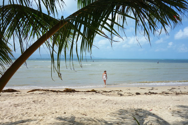 Monja an unserem Strandabschnitt