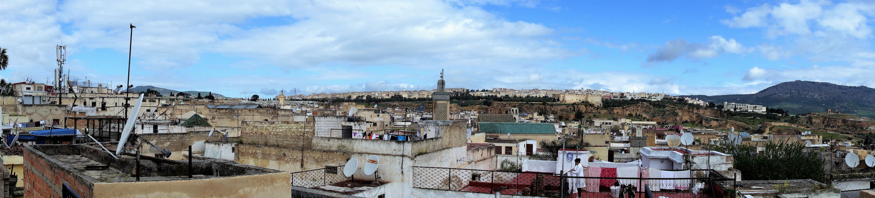 Dachterasse in Fes