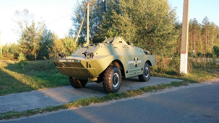 Panzerfahrzeug von Chernobylwel