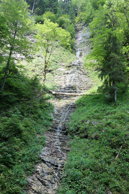 Eine kurze Rast am Wasserfall