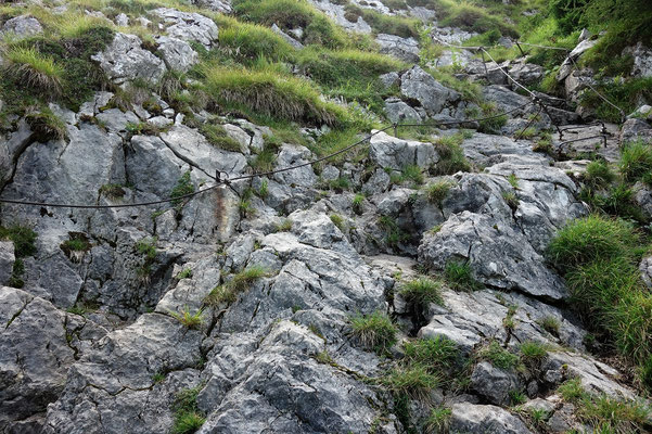 Das letzte Stück an Drahtseilen