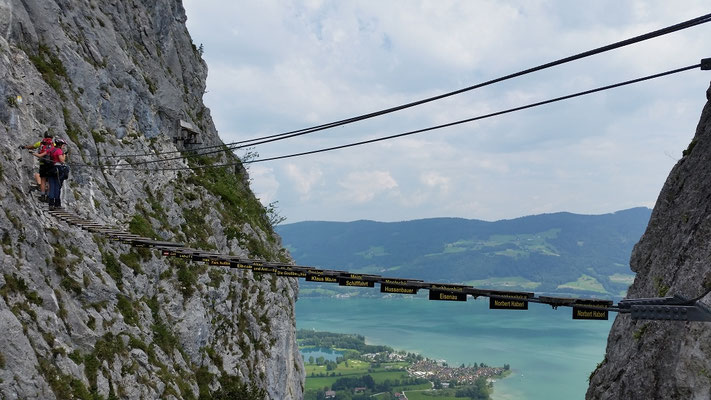 Das Highlight - die Hängebrücke
