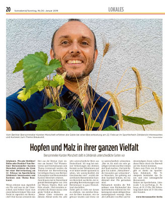 virtuelles Biertasting und Bierseminare - live und digital - biersommelier berlin - Biersommelier Karsten Morschett