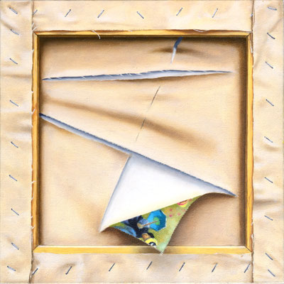 Ruptura. Óleo sobre lienzo. 30 cm X 30 cm. 2013.