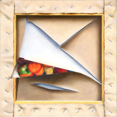 ¡Vandalismo!. Óleo sobre lienzo. 30 cm X 30 cm. 2013.