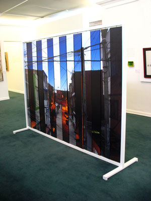ClaroOscuro Interactivo. Fotografía digital, madera y estructura metálica. 180 cm X 250 cm. 2012