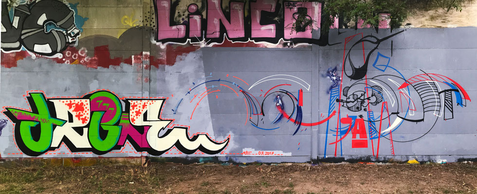 TRINE, Lincoln Wall, Darmstadt 2017