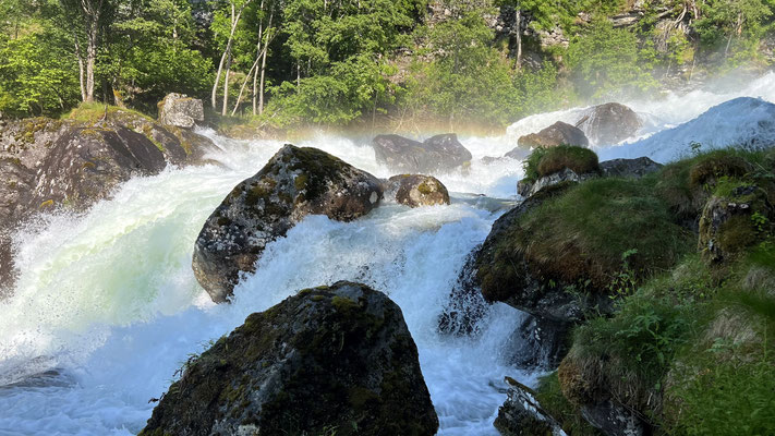 Storfossen-Wasserfall am Geiranger