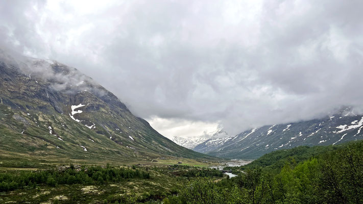 Gebirgsroute Sognefjellet bis auf 1.600 m