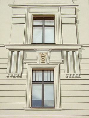 STUCKILLUSION II  Lindauer Straße 7 / Barbarossastraße 26-27 Berlin-Schöneberg, 2009, Auftraggeber: Allbewo, Photo: Cornelia Beitl