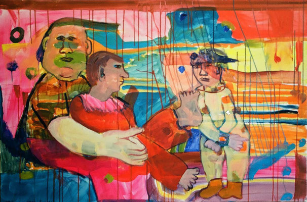 Innere Landschaft- Heimat, 2010, Acryl auf Leinwand, 120 cm x 80 cm