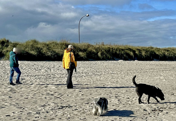 Am Strand laufen ist soooo schön. 